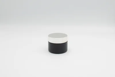 Tarro de Vidrio Negro Matizado 50 gr